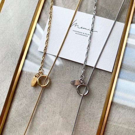 long chain stainless necklace