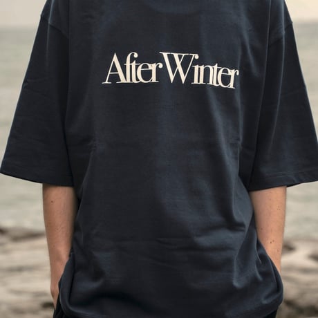 after winter アフターウィンター / INSIDE OUT TEE - black / インサイドアウトTシャツ