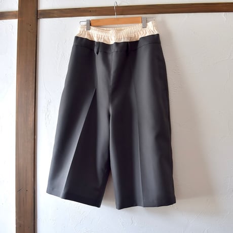 [refomed] REVERSIBLE TRUNKS PANTS - OFF×CHARCOAL