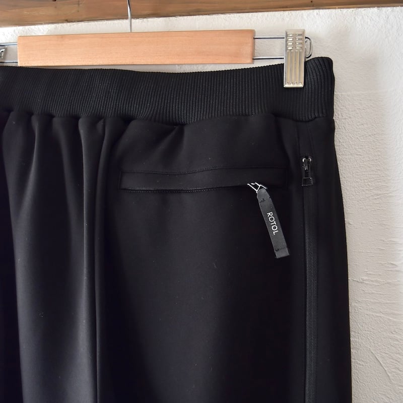 ROTOL] DOUBLE ZIP TRACK PANTS - BLACK | VALORE