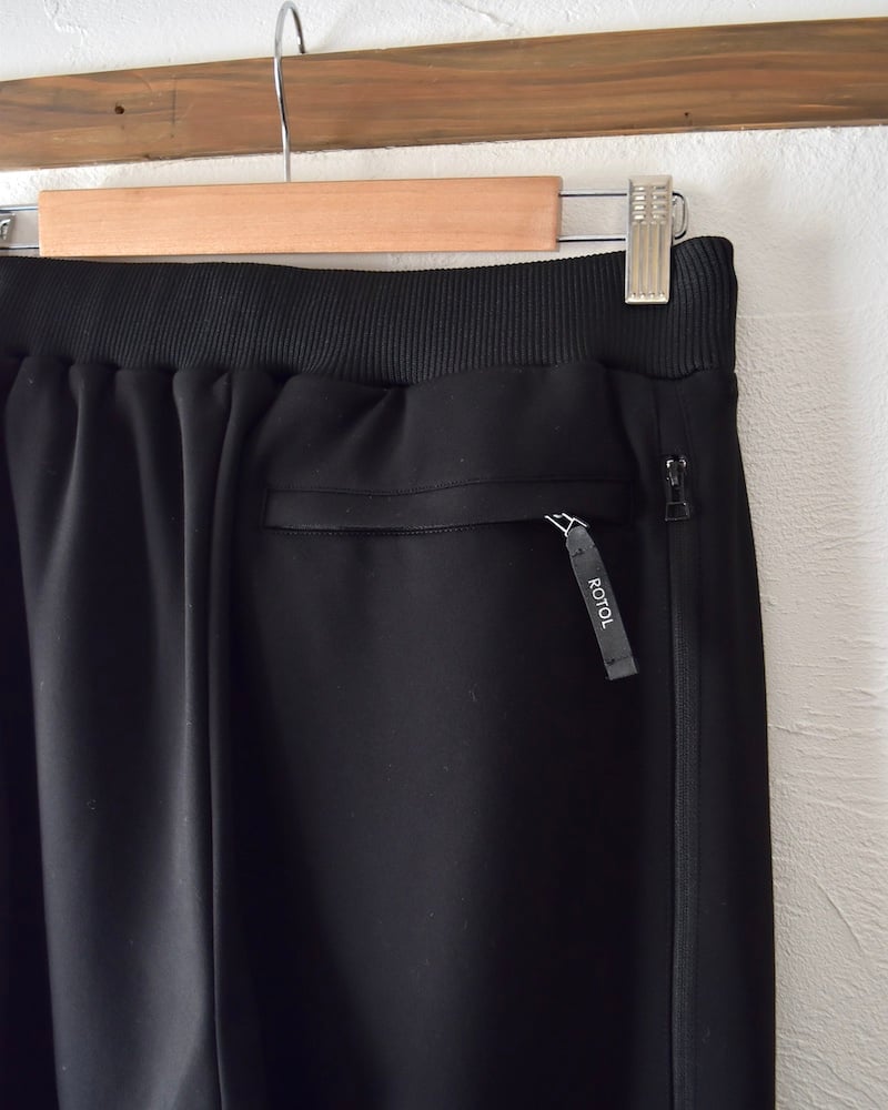 ROTOL] DOUBLE ZIP TRACK PANTS - BLACK | VALORE