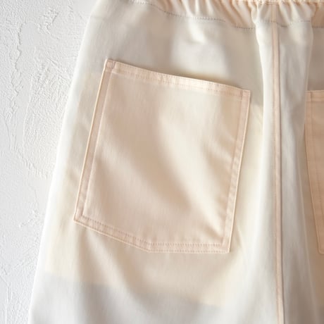 [refomed] REVERSIBLE TRUNKS PANTS - OFF×CHARCOAL