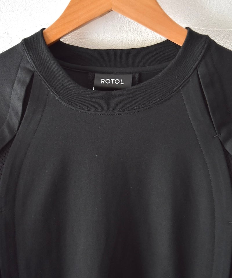 最終値下げ　数日売れなければ取下げます。ROTOL カットソー ROTOL] X SHORT SLEEVE TEE - BLACK | VALORE onl