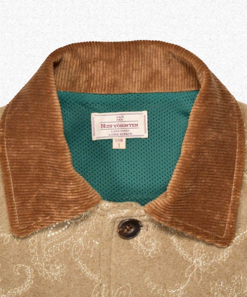 ジャケット・アウター nezu yohinten NEEDLE PUNCH WRAPPED COAT nezu yohinten NEEDLE PUNCH WRAPPED COAT