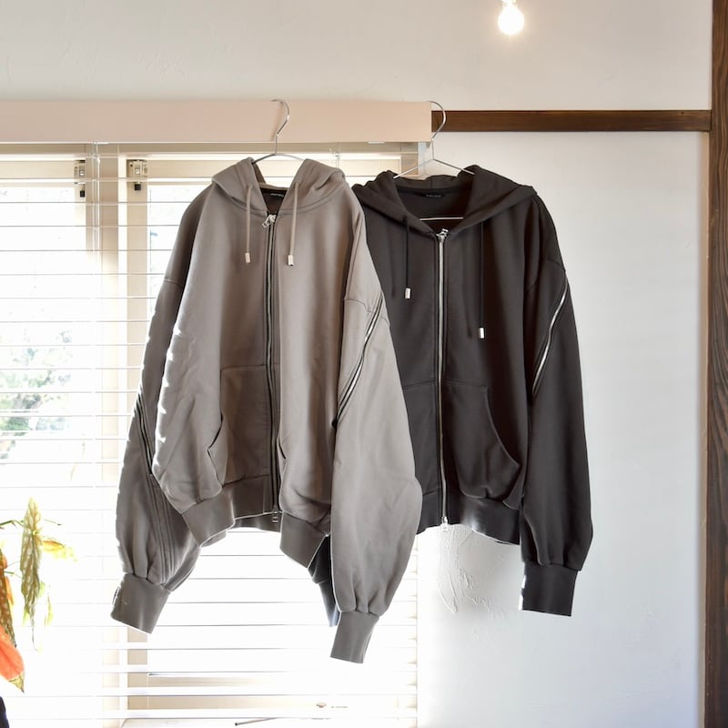 ROTOL] TRANSFORM FULL ZIP HOODIE - CHARCOAL | 