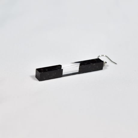 [Grayscale] MARBLE BAR PIERCE - BLACK