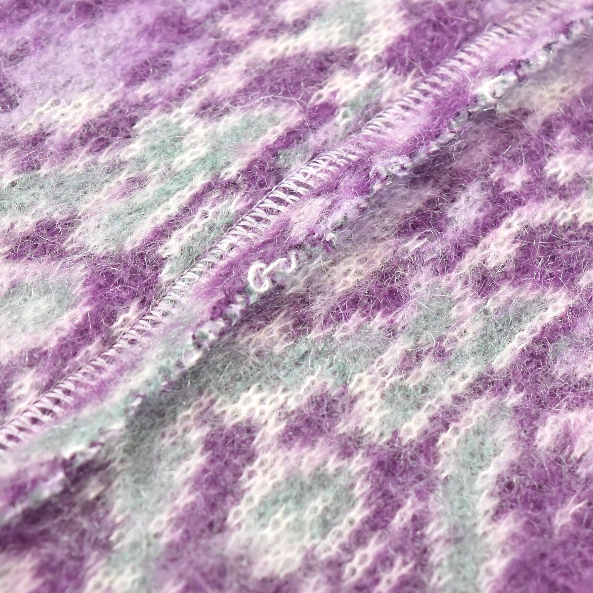 FACCIES] JACQUARD KNIT CD - PURPLE | VALORE on