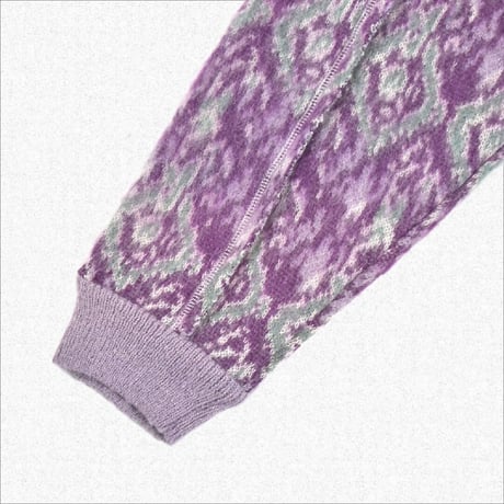 [FACCIES] JACQUARD KNIT CD - PURPLE