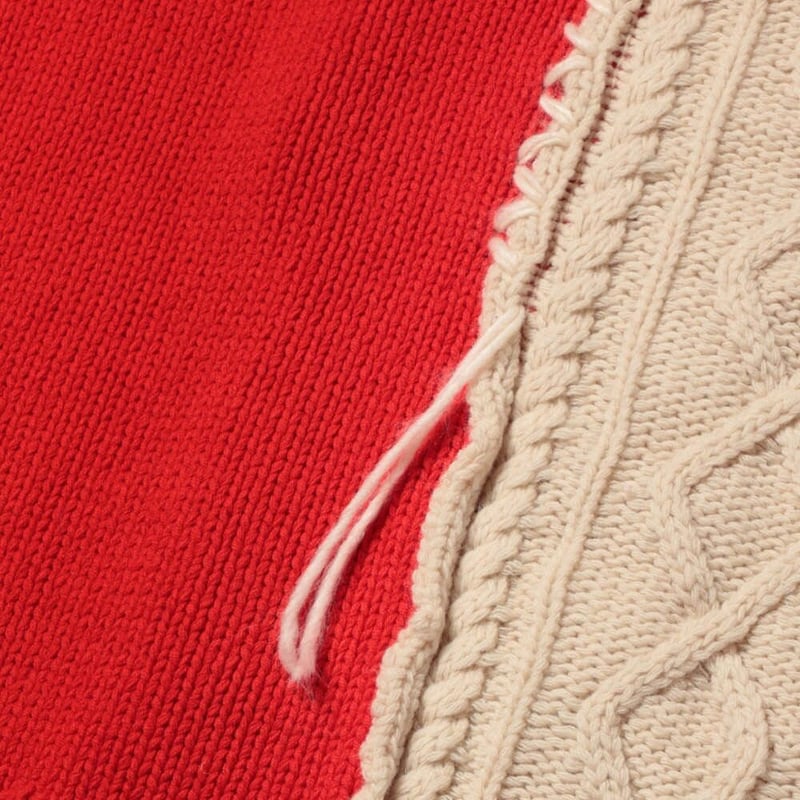 LAST 1] rotol ロトル / FRANKEN CN KNIT - red / フラ...