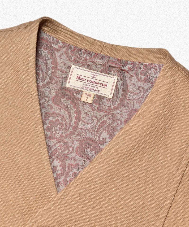 NEZU YOHINTEN] CHORE VEST - BEIGE | VALORE onl
