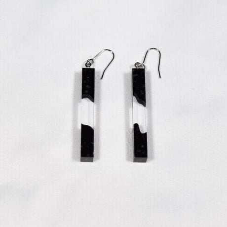 [Grayscale] MARBLE BAR PIERCE - BLACK