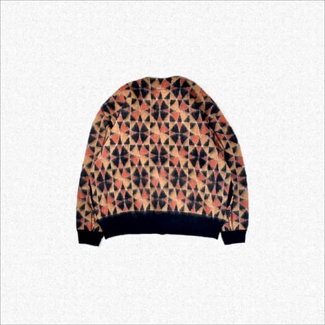 [FACCIES] JACQUARD KNIT CD - BLACK