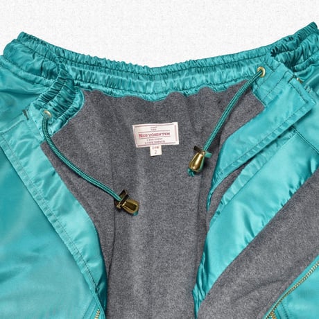 [NEZU YOHINTEN] OVER PANTS - VIRIDIAN