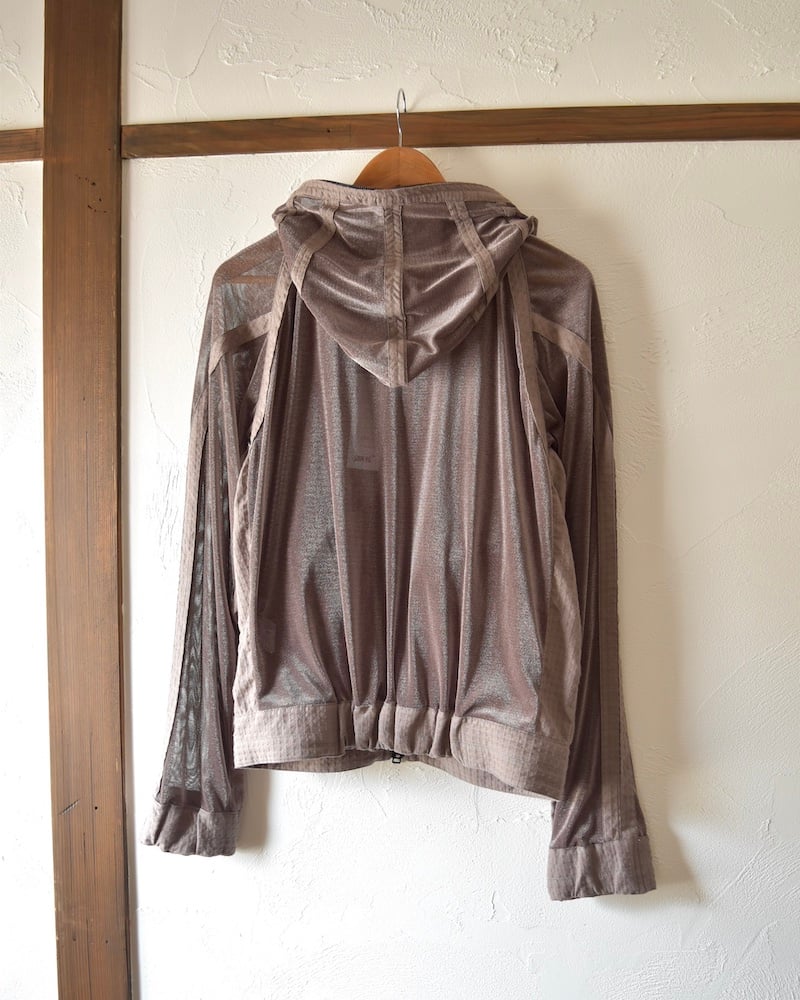 25SS JIAN YE メッシュ フーディー 参　M MESH HOODIE 参(M BLACK): JIAN YE: MENS｜CONZ ONLINE STORE