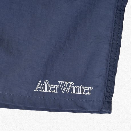 [After Winter] EDGE LOGO NYLON SHORTS - NAVY