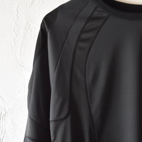 [ROTOL] X LONG SLEEVE TEE - BLACK
