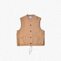 [NEZU YOHINTEN] CHORE VEST - BEIGE