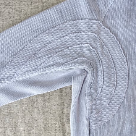 [JIAN YE] ORBIT MASK HOOD - DYED AQUA