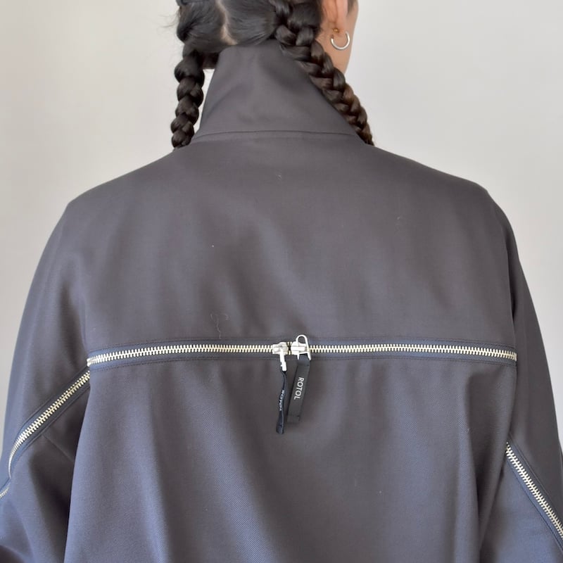 ROTOL] HALF ZIP PULLOVER - CHARCOAL | VALORE o
