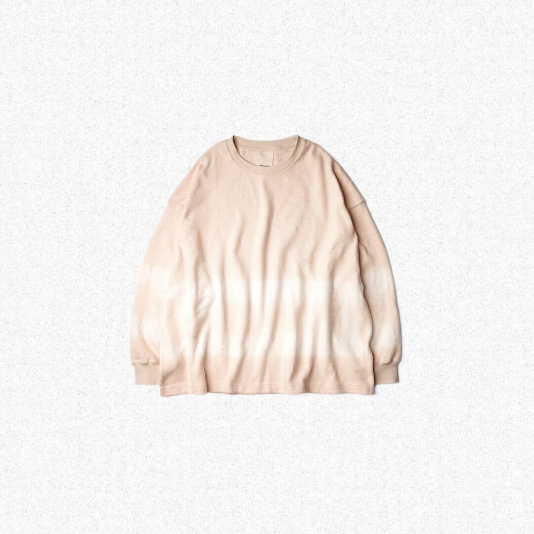 未使用タグ付】WORK GLOVE TIE DYE TEE - NATURAL 未使用タグ付】WORK GLOVE TIE DYE TEE - NATURAL