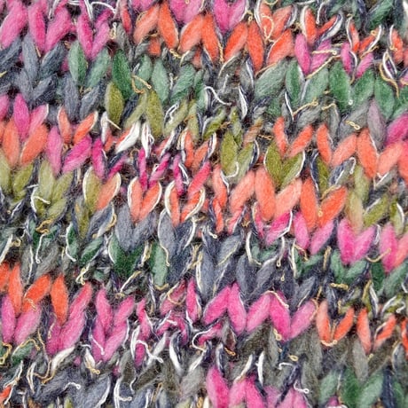 [FACCIES] ROVING SLAB MIX KNIT - RAINBOW