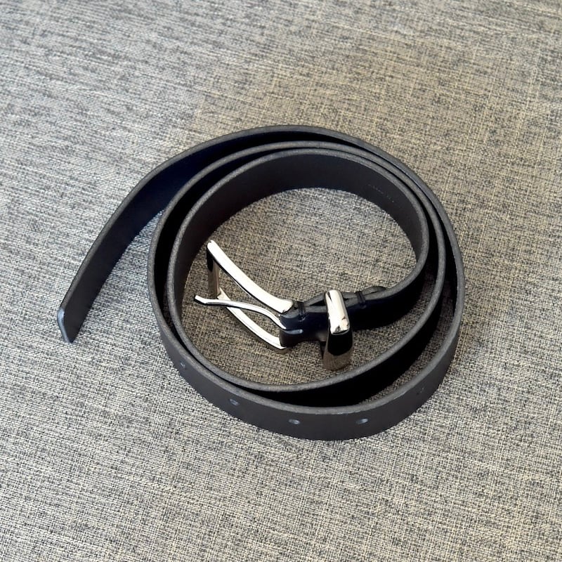 ABELIA EDOWARD GOUCHA] CLASSIC LEATHER BELT -