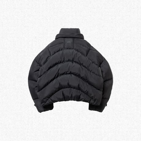 [ROTOL] CURVY DOWN JACKET - BLACK