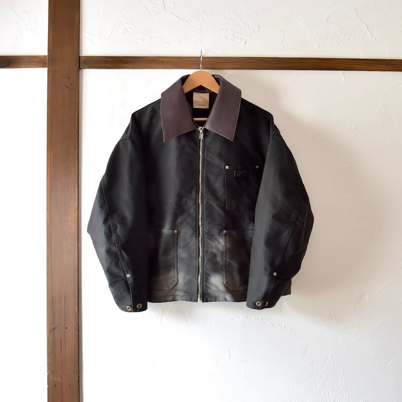 refomed] NEXT MAN MOLESKIN JACKET - BLACK | VA