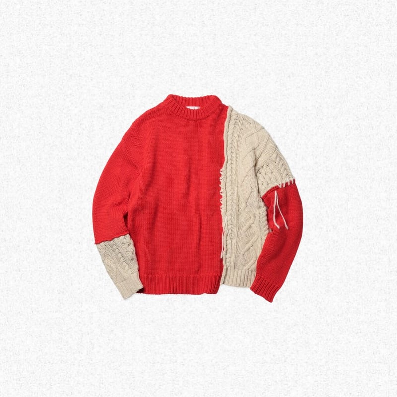 LAST 1] rotol ロトル / FRANKEN CN KNIT - red / フラ...