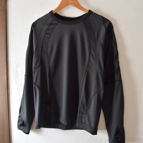 [ROTOL] X LONG SLEEVE TEE - BLACK