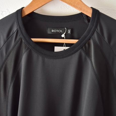 [ROTOL] X SHORT SLEEVE TEE - BLACK