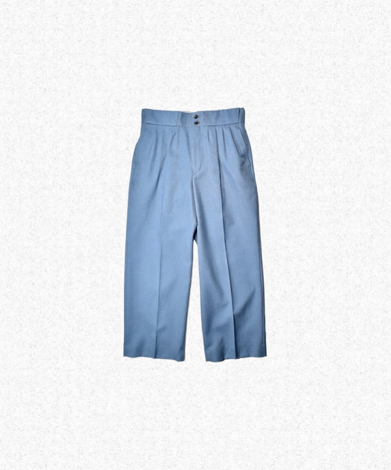 NEZU YOHINTEN] 4 PLEATS PANTALON - SAX | VALOR