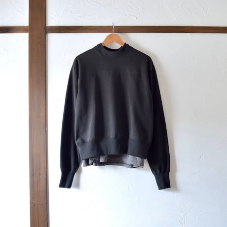 [JIAN YE] LAYERED TOP - BLACK
