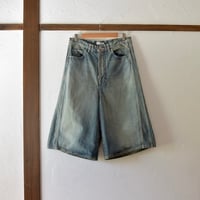 [ROTOL] TRIPLE SEAMS 6P DENIM SHORTS DAMAGE