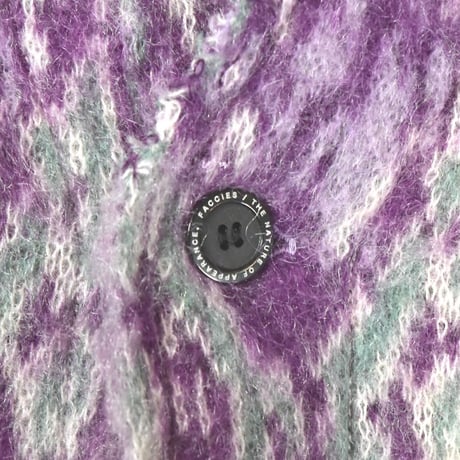[FACCIES] JACQUARD KNIT CD - PURPLE
