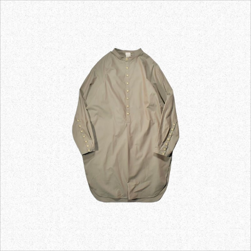 JIAN YE] LONG SHIRT - KHAKI | VALORE online | 