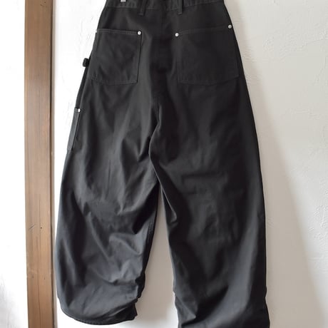 [refomed] FRESH MAN DOUBLE KNEE PANTS - BLACK
