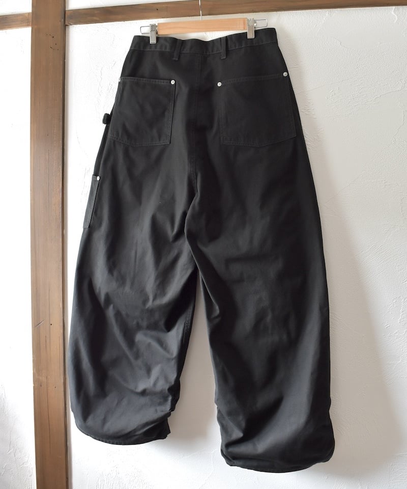 refomed] FRESH MAN DOUBLE KNEE PANTS - BLACK |