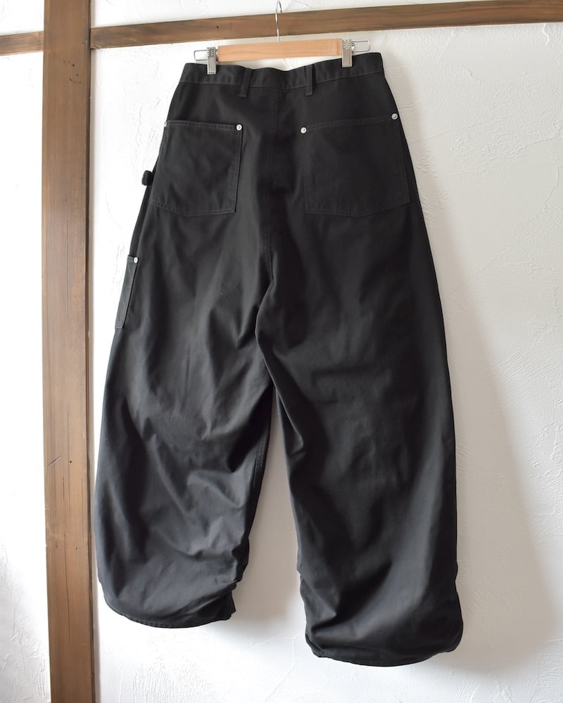 refomed] FRESH MAN DOUBLE KNEE PANTS - BLACK |