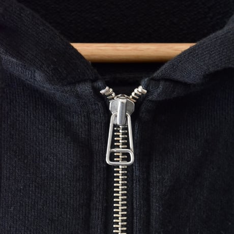 [ROTOL] LOOPWHEEL SWEAT ZIP HOODIE - BLACK