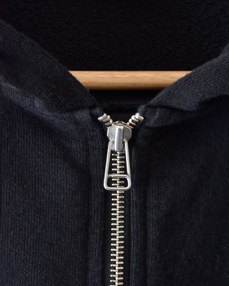ROTOL] LOOPWHEEL SWEAT ZIP HOODIE - BLACK | VA