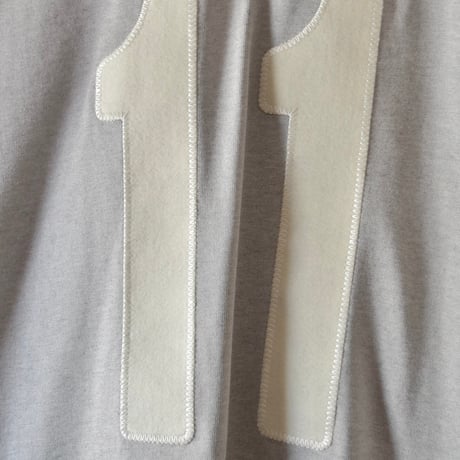 [refomed] "11" FOOTBALL TEE - GRAY