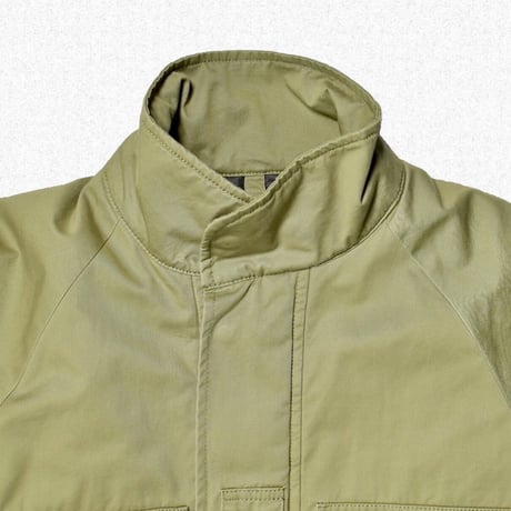 [After Winter] STAND COLLAR JACKET - KHAKI