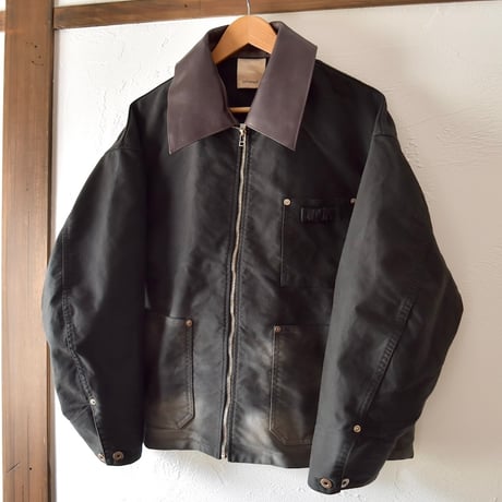 [refomed] NEXT MAN MOLESKIN JACKET - BLACK