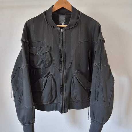[FACCIES] DETACHABLE HOOD AND SLEEVES WESTERN PK - BLACK