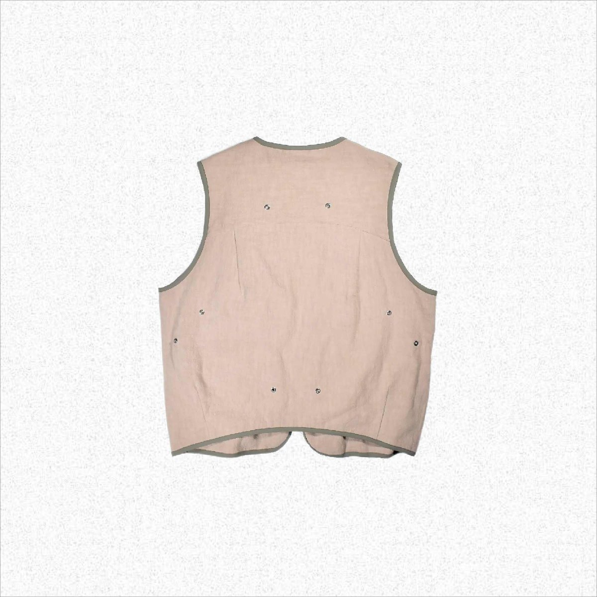 JIAN YE 23ss T-C VEST サンダークラウドベスト