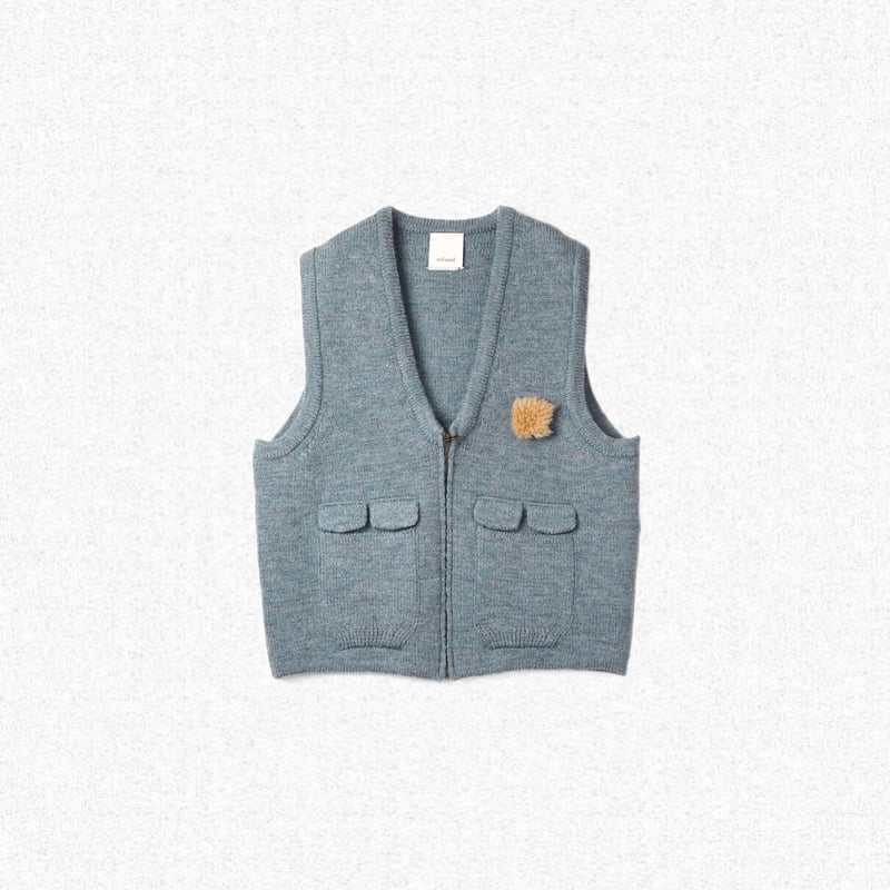 refomed] OLD MAN KNIT VEST - SAX | VALORE onli