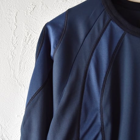 [ROTOL] X LONG SLEEVE TEE - NAVY