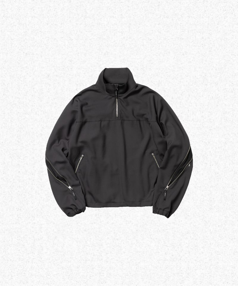 ROTOL] HALF ZIP PULLOVER - CHARCOAL | VALORE o