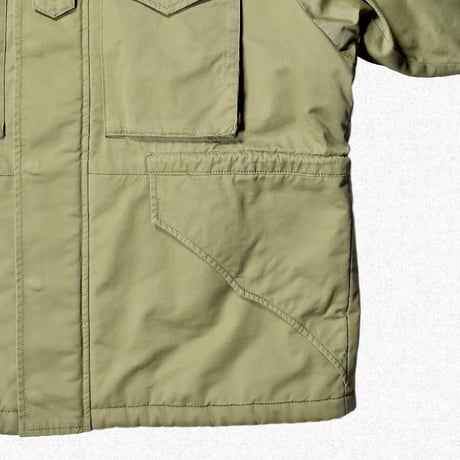 [After Winter] STAND COLLAR JACKET - KHAKI